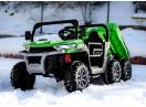 UTV electric pt. 2 copii Kinderauto BJ623B 4x 45W, scaun tapitat Green